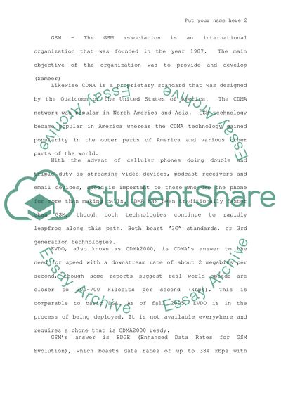 Cellular Networks and Wireless Data Applications