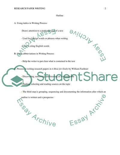 Using Italic and Abbreviations in Writing Process