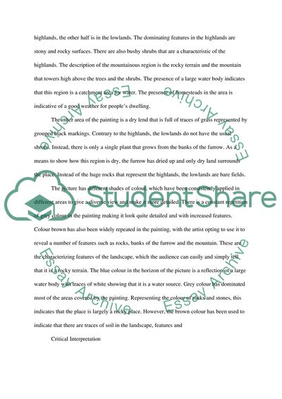 Landscape at Saint-Rmy by Van Gogh