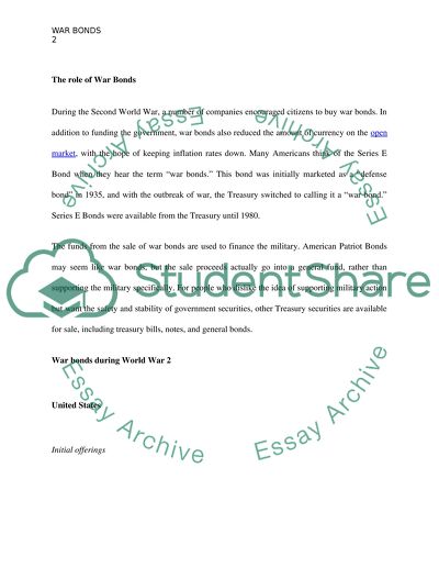 Positives and Negatives of War Bonds During World War 2