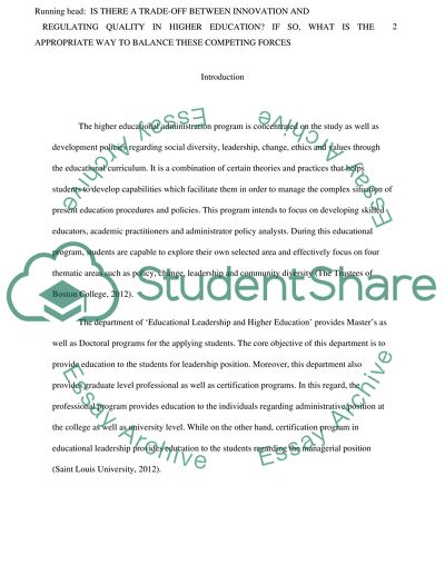 Benefits and Importance of a Higher Education Management Program