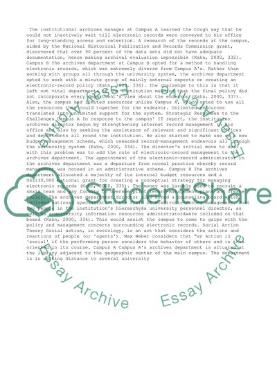 Incorporating Information Technology for the Two Campuses