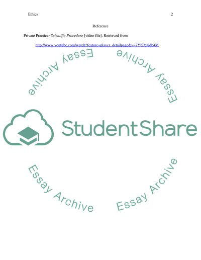 Ethics in Medical Practice