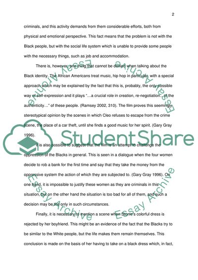 Set It Off and the Stereotypes about the African American Women