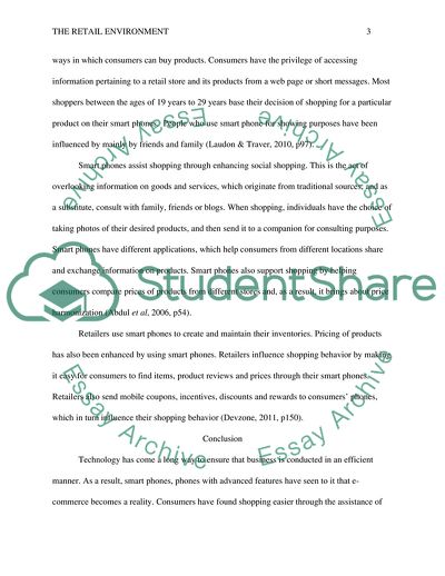 The retail environment