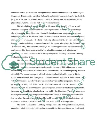 Curbing Obesity in School Children