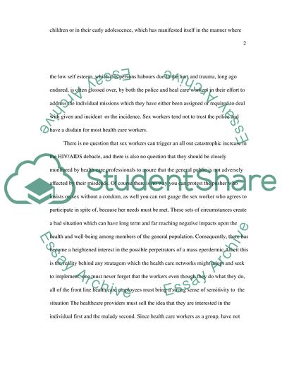 Coordinated Strategy for Prostitution