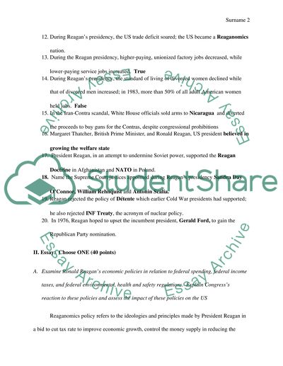 President Reagan - the Role of a Lifetime