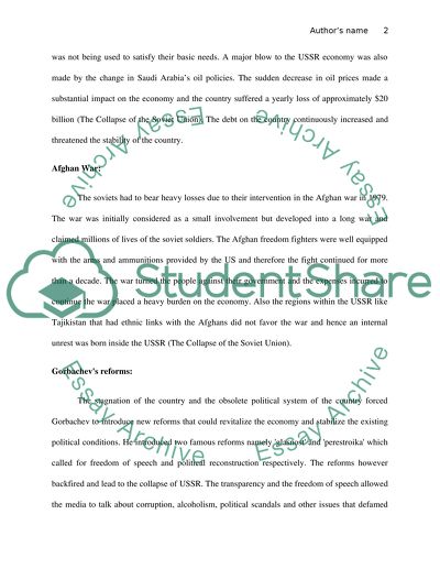 Breakup of the Soviet Union