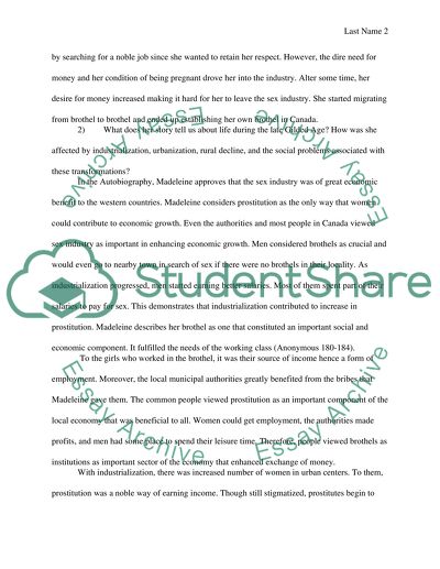 How Did Madeleine Become a Prostitute