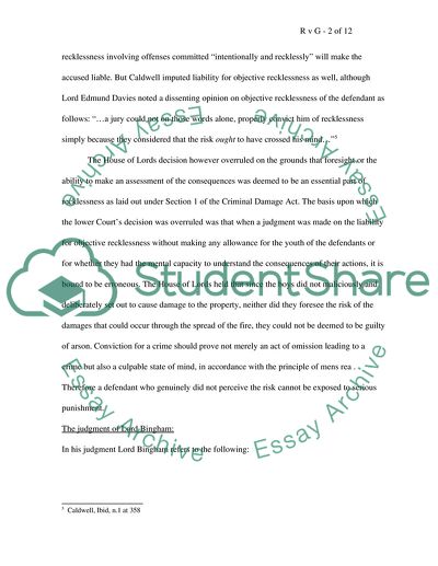 The Case of Revision R v G and Another