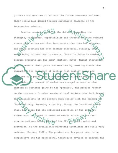 Wedding.com Case Analysis