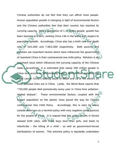 China - Population Growth
