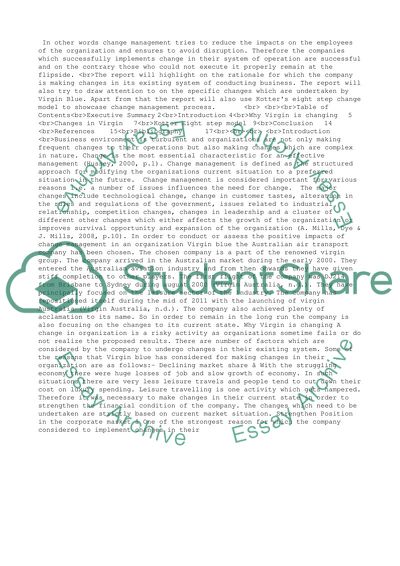 Making Changes in Existing System of Conducting Business