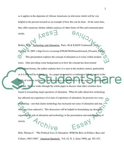 Racism as it is Portrayed in Film: Annotate Bibliography