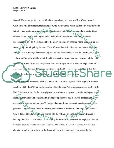 A Person Who Is Liable for Negligence