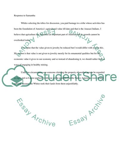 Ch 15 discussion 2 response