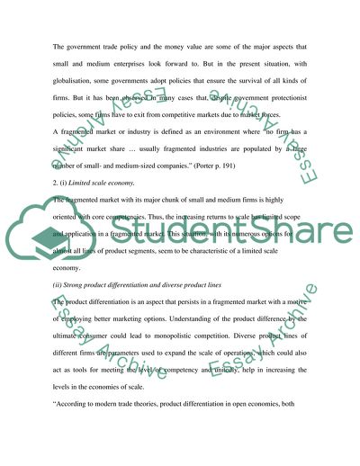 Business Economics: Small and Medium
