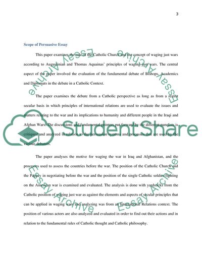 Going to War without Allies and Conscience of Catholic Soldiers