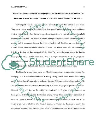 Kurdish People in New Turkish Cinema