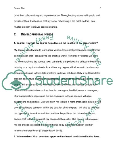 Leadership Development Plan