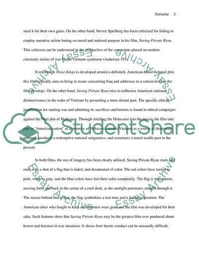 David ORussels Three Kings to Steven Spielbergs Saving Private Ryan