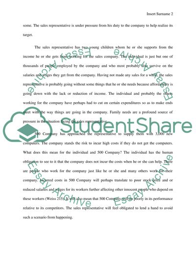 Business ethics and law