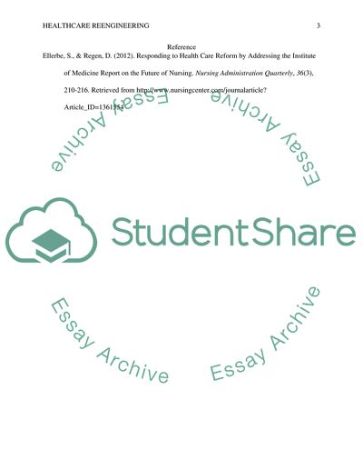 Healthcare Reengineering