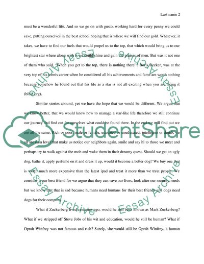 The Quest for Becoming a Star