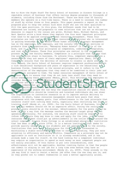 Can You Hire The Right Faculty Members