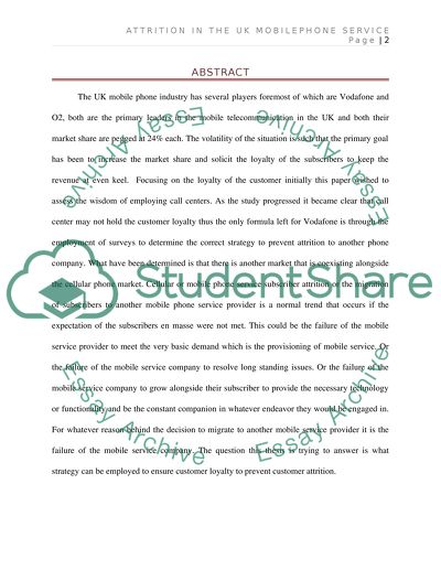 The UK Mobile Phone Industry