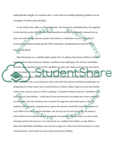 Compare and Contrast Interviews