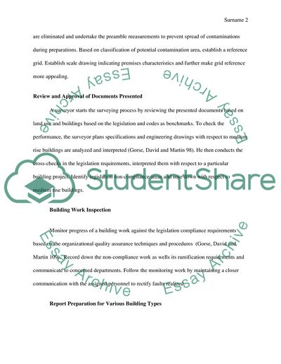Building Surveying in Construction