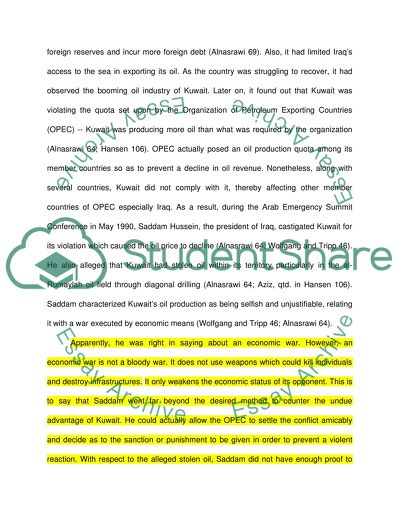 Iraqs Invasion of Kuwait