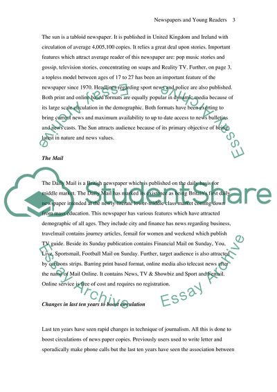 Newspapers and Young Readers