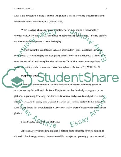 An Insight Into Leading Smartphone Platforms and Their Market Share