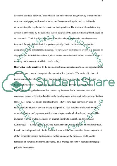 Economics in an International Context