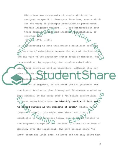 Historians Cant Speculate