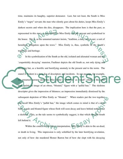 The Meaning of A Rose For Emily