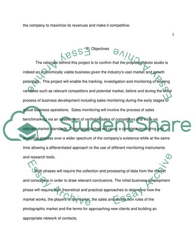 Benchmarking for Brand Image Photographic Studio