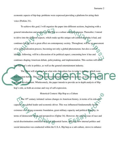 From Politics to Industry: Enhance of Hip Hop Culture