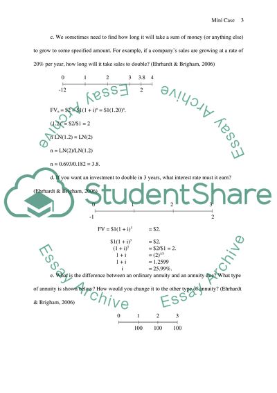 CORPORATE FINANCE MINICASE 4