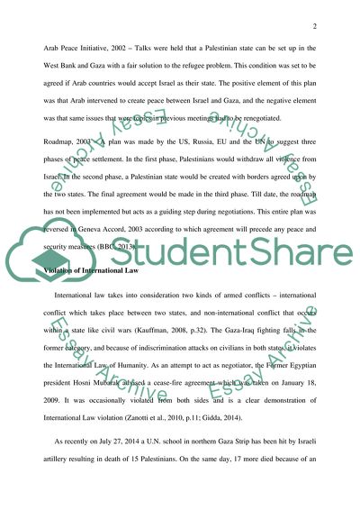 Gaza and International law