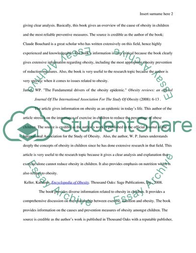 The Problem of Childrens Obesity