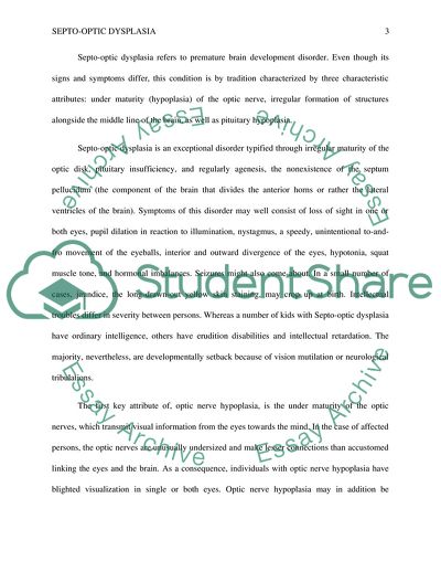 Genetics of Septo-Optic Dysplasia