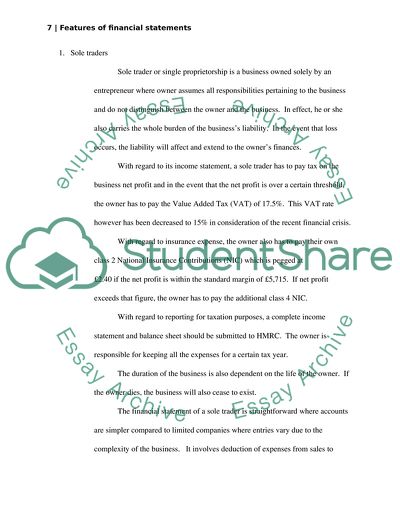 Critically analyse financial statemebt