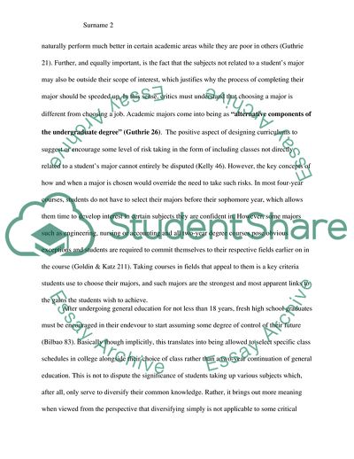 College Curriculum