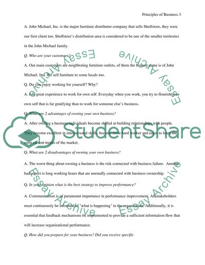 Principles of Business