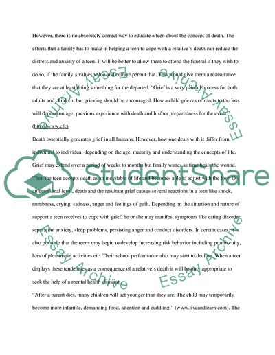 Perceptions on Death as the Inevitable Cessation of Life in a Living Organism