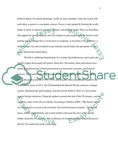 The decline in United States power in the 1970s was illusory. Discuss